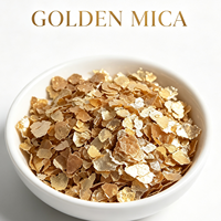 Mica muscovite doré résistant à la chaleur, qualité industrielle, haute résistance diélectrique, matériau isolant pour câbles et bobinages de moteurs