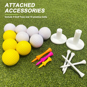 Tapete de Práctica de Golf Ser Golf, Césped Artificial de 16 mm, Base de EVA de 5 mm, Tapete de Práctica Interior con Soporte para Pelotas - Product Image 3
