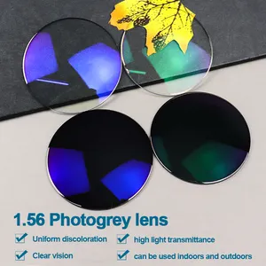 Wholesale Single Vision 1.56 Lensa Blueray Photocromic HMC Photocromi Lensa