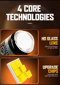 Gpne gf6x ba màu 3 inch bi LED ống kính máy chiếu sương mù đèn lái xe cho xe ô tô 4500K 3000K 6000K - Product Image 2