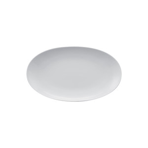 Plateau de service ovale blanc Elips Ø 25 × 14,5 cm Gural Els25Ky00 - Product Image 1