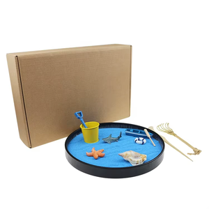 Kit de sable de jardin Zen méditation MicroLand <span class=keywords><strong>Scape</strong></span> Blue Ocean ornements de table créatifs jardin Zen pour la décoration de la maison - Product Image 6