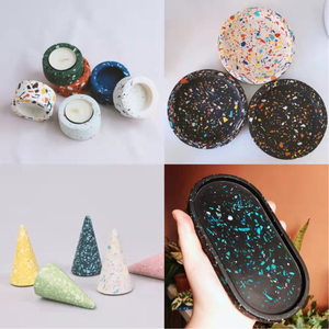 Poudres de résine de coulée de plâtre activées par l'eau de mélange facile pour les enfants et kit de liquide pour les moules en <span class=keywords><strong>silicone</strong></span> artisanaux - Product Image 6