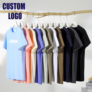 Wholesale 100%Cotton 240Gsm Casual Bulk Tshirts Short Sleeve Plain Blank Homme T Shirt Customized Printing Logo T-Shirt For Men - Product Image 2