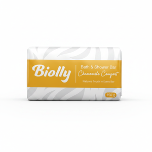 Jabón en Barra Biolly Camomila Comfort 150 Gramos - Fórmula Hidratante - Exfoliante Suave - Ecológico - Product Image 2