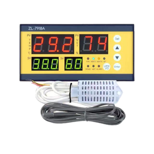 Meistverkaufter ZL-7918A Intelligenter 220V Automatischer Temperatur- und Feuchtigkeitsregler 0,1 Genauigkeit 20%-99% Messbereich 2 Jahre Garantie OEM - Product Image 2