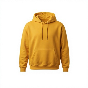 Sudadera con Capucha Personalizada en Oro Amarillo, Estilo Oversize, Ropa Deportiva Casual para Hombre y Mujer, Cómoda para Estar en Casa, Venta al Por Mayor - Product Image 1
