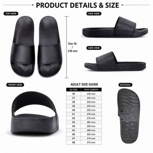 Wholesale Custom Brand Logo Printed <b>Slides</b> <b>Slides</b> <b>Waterproof</b> Bathroom Slipper Corporate Promotional Gift Hotel Sandal - Product Image 3