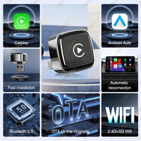 Adaptador Inalámbrico JMC Mini Carplay Android Auto Compatible con Google Maps y Control por Voz para Skoda Volkswagen