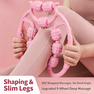 Offre Spéciale : Rouleau de Massage à 9 Billes pour Avant-bras, Coude, Main, Bras et Jambes – Rouleau de Massage Musculaire et Fascial pour Yoga et Fitness - Product Image 1