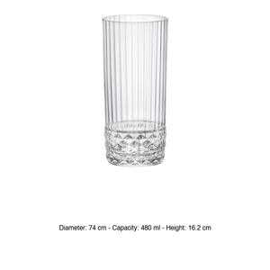 Verre à whisky Bormioli Rocco America'20 48 cl H 16,2 cm Ø 7,4 cm - Product Image 3