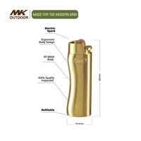 MK Rose Or Couleur Briquet Bougie Jet Flamme Dragon Électrique Briquet Étincelle Porte-clés Personnalisé Briquet Couverture Métal Briquet Couverture