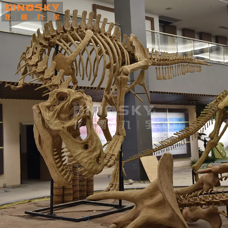 Replicas jurássicas de dinossauro, artificial, modelo de exibição de tiranossauro rex