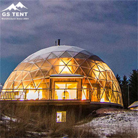 Tente extérieure de camping en PVC, 2x6m, dôme, maison de Glamping, géomantique, couverture de toit pour hôtel