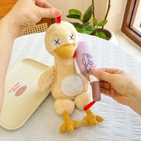 Figurine de canard salé magnétique personnalisée OEM ODM - Peluche en polyester détachable à assembler soi-même - Cadeau d'anniversaire idéal