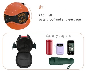 Dẫn hiển thị BAT siêu anh hùng thẻ gói thông minh tùy chỉnh mô hình Halloween Giáng sinh trẻ em của món quà Ba Lô Túi Kid của schoolbag - Product Image 4