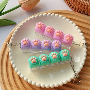 Porte-clés Fidget Patte de Chat Mignonne avec 4 Touches Sonores, Jouet de Décompression, Pendentif Clavier Mécanique, Cadeau Anti-Stress - Product Image 2