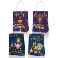 Tas Hadiah Pesta Diwali MorSun Festival of Lights dengan Permen untuk Pesta Diwali dan Perayaan India