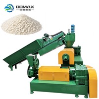 Granulés de plastique recyclé PP PE fabriqués par une machine de granulation de plastique, ligne de granulation de plastique à partir de déchets, matière première pour les tuyaux en plastique