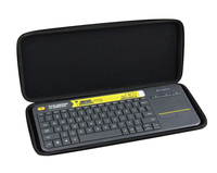 Casing nilon Travel EVA keras untuk K400 Plus tas pembawa pelindung Keyboard sentuh nirkabel
