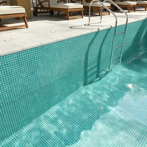 Mosaico de Vidrio Azul para Baño, Resistente al Agua y a la Humedad, Directo de Fábrica, para Piscina - Product Image 4