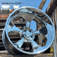 Velg GL Custom 2-Piece 3-Piece Chrome Deep Dish Forged Alloy Rims 17-24 Inch untuk Cadillac RAM Chevrolet Silverado Pro Hot