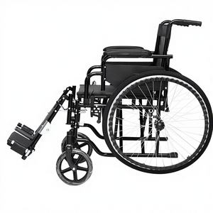 ऑर्थोपेडिक्स लेग सपोर्ट के साथ आर्मरेस्ट फंक्शन व्हीलचेयर 110 किलोग्राम भार क्षमता 1 वर्ष की वारंटी - Product Image 4