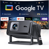 Projecteur portable 5G Full HD 1080P avec système Google TV et autofocus – Meilleure vente