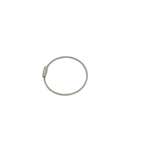 Câble porte-clés en <span class=keywords><strong>acier</strong></span> inoxydable, 1.0mm 1.5mm <span class=keywords><strong>2mm</strong></span>, 1 pièce, meilleure vente, pour porte-monnaie - Product Image 1