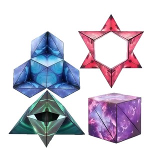 <span class=keywords><strong>Cube</strong></span> de <span class=keywords><strong>Rubik</strong></span> magnétique géométrique, puzzle 3D stimulant le cerveau, jouet unisexe pour enfants et jeunes - Product Image 5