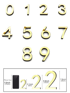 Large Size 3D DIY Mirror Acrylic Decals New Arabic Number Alphabet <strong>Wall</strong> <strong>Sticker</strong> for Party Wedding Christmas-Retro Shop <strong>Name</strong> - Product Image 4