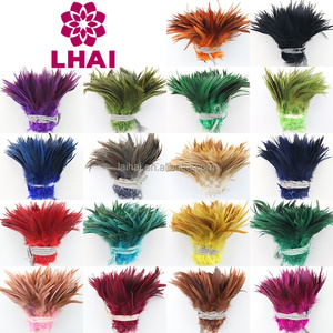 Pluma <span class=keywords><strong>de</strong></span> gallo natural <span class=keywords><strong>de</strong></span> 4-6-8 pulgadas <span class=keywords><strong>de</strong></span> color teñido, pluma <span class=keywords><strong>de</strong></span> sillín <span class=keywords><strong>de</strong></span> pollo ensartada para disfraces <span class=keywords><strong>de</strong></span> Carnaval - Product Image 2
