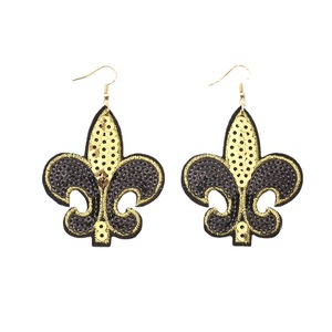 Orecchini da Sera Europei e Americani con Glitter e Forme Geometriche - Product Image 4