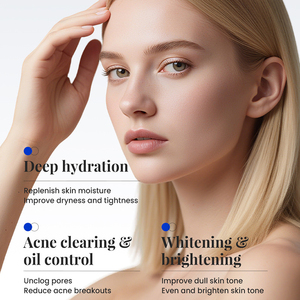 Ensemble de sérums pour le visage 3 en 1, acide hyaluronique, niacinamide, acide salicylique, <span class=keywords><strong>anti</strong></span>-<span class=keywords><strong>acné</strong></span>, blanchissant, éclaircissant, hydratant, <span class=keywords><strong>soin</strong></span> de la peau - Product Image 6
