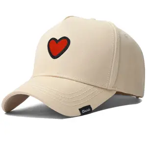Custom wholesale Customized Promotion 5 Panels Sports Caps Hats Cotton Custom Embroidered Sports Hats Baseball Cap