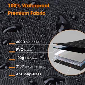 <span class=keywords><strong>Protection</strong></span> de coffre de <span class=keywords><strong>voiture</strong></span> antidérapante imperméable, housse de siège de <span class=keywords><strong>voiture</strong></span> pour <span class=keywords><strong>chien</strong></span>, couverture avec <span class=keywords><strong>protection</strong></span> latérale, doublure durable anti-salissure - Product Image 2