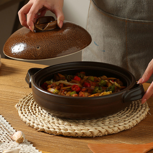 Ceramic Stoneware Stockpot Japanese Donabe <strong>Clay</strong> <strong>Pot</strong> Kotobuki Porcelain Casserole Earthenware <strong>Clay</strong> <strong>Cooking</strong> Hot <strong>Pot</strong> - Product Image 3
