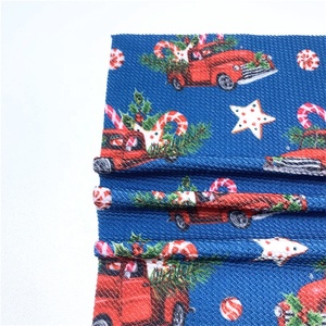 Rouleaux <span class=keywords><strong>de</strong></span> tissu en jersey imprimé tricoté en spandex polyester bon marché Tissu <span class=keywords><strong>de</strong></span> balle imprimé <span class=keywords><strong>de</strong></span> Noël pour bandeaux - Product Image 5