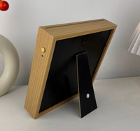 10x10 éclairage bois cadre Photo Table affichage tactile LED cadre Photo charge éclairage ombre cadre