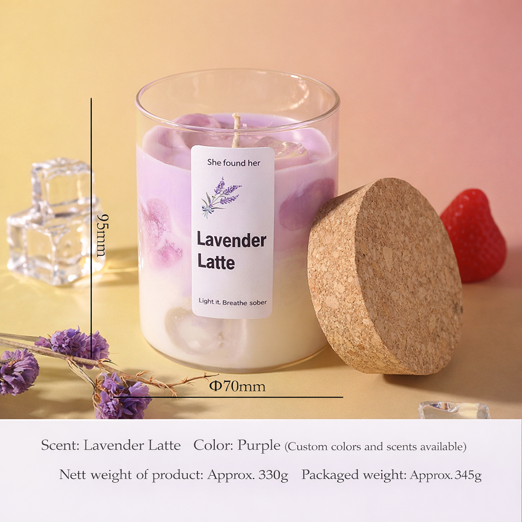 Purple Lavender Cup (Fragrance: Lavender)