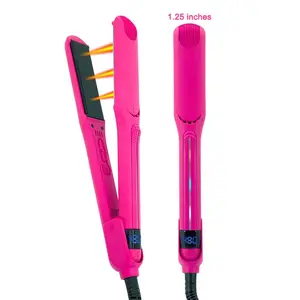 Planchas plancha para cabello profesional de pelo el diana rosa Titanium Custom Flat Iron piastra per capelli professionale 450