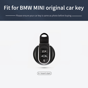 เคสหนังใส่กุญแจรถสำหรับ BMW MINI COOPER S ONE JCW F54 F55 F56 F57 F60 CLUBMAN <span class=keywords><strong>COUNTRYMAN</strong></span> พร้อมพวงกุญแจ - Product Image 2