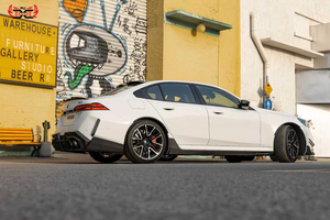 Diffusore posteriore in fibra di carbonio a secco canard Spoiler per <span class=keywords><strong>BMW</strong></span> M5 G90 G99 Kit carrozzeria - Product Image 4