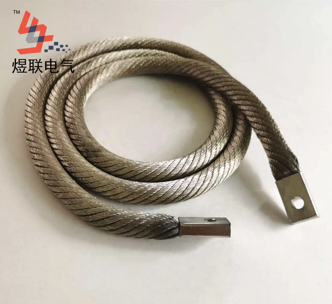 Cable 12 300mm Earth Strap Flexible Cable Cuts Car Battery Lead Tinned Copper Braid 6-30