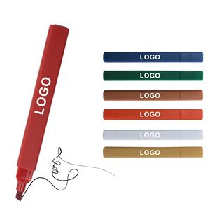 ปากกาไฮไลท์สีโมแรนดีใหม่ สำหรับการเรียนและการทำงาน  ปากกาเน้นข้อความสำคัญ  ปากกาสี  ปากกาเขียนโลโก้ตามสั่ง - Product Image 1