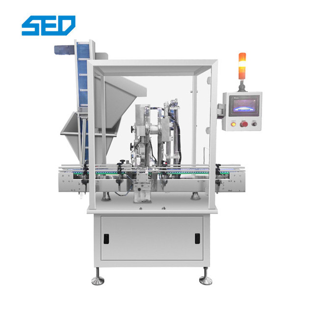 Electric Automatic Juice Perfume Beverage Glass & Plastic Bottle Screw Capping Machine with Motor