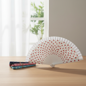 Abanico de Madera de Ébano Hecho en <span class=keywords><strong>Valencia</strong></span> - Abanico de Flamenco con Pintura Floral FAREA, Abanico Español Pintado a Mano - Product Image 5