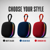 Haut-parleur Bluetooth sans fil portable d'extérieur avec poignée, basses profondes, compatible carte TF, prêt à être expédié