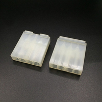 Connecteurs de faisceau de câbles en plastique à 4 trous pour usage automobile et PCB, fiches femelles, pas de 6,7 mm, 3191-4R