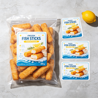 Étiquettes adhésives pour aliments frais et surgelés TEDDY FSC, étiquettes d'emballage pour aliments à chaîne du froid, viande